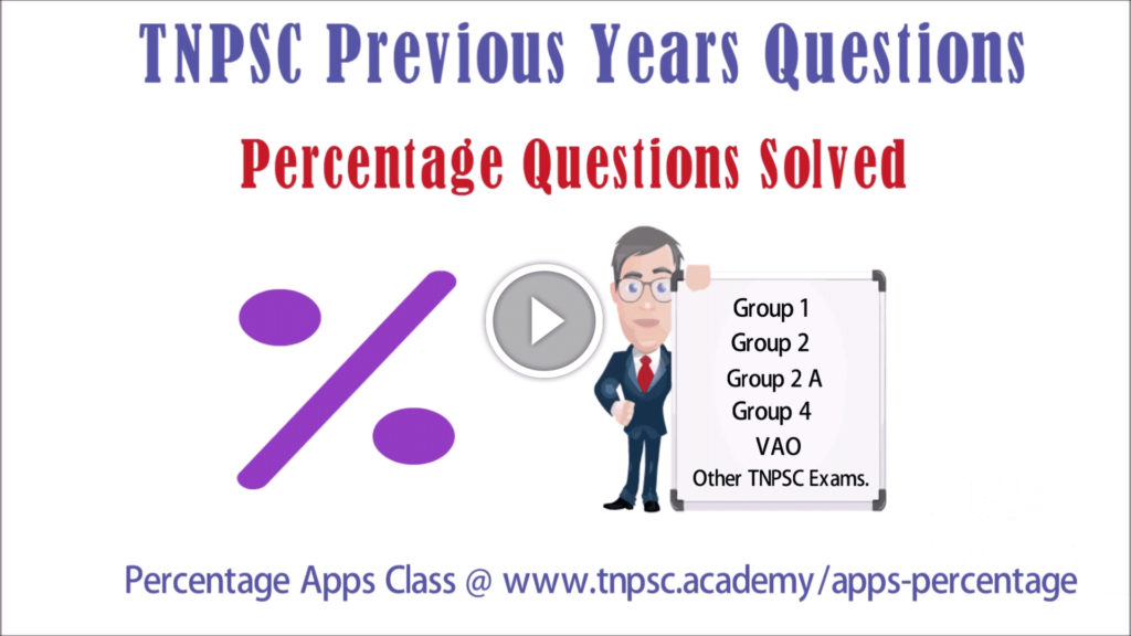 TNPSC Aptitude Video Class